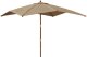 vidaXL Parasol ogrodowy na drewnianym słupku, taupe, 300x300x273 cm 2