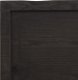 vidaXL Półka, ciemnoszara, 100x40x6 cm, wykończone lite drewno dębowe 5
