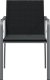 vidaXL Krzesła ogrodowe z poduszkami, 2 szt., czarne, 56x59x84 cm 4