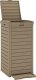 Skrzynia ogrodowa vidaXL Zewnętrzny kosz na śmieci, jasnobrązowy, 41x41x86 cm, PP 2