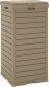 Skrzynia ogrodowa vidaXL Zewnętrzny kosz na śmieci, jasnobrązowy, 41x41x86 cm, PP 4