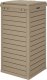 Skrzynia ogrodowa vidaXL Zewnętrzny kosz na śmieci, jasnobrązowy, 41x41x86 cm, PP 7