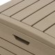 Skrzynia ogrodowa vidaXL Zewnętrzny kosz na śmieci, jasnobrązowy, 41x41x86 cm, PP 9
