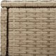 Szafa ogrodowa vidaXL Szafka ogrodowa, beżowa, 105x55x113 cm, polirattan 11