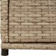 Szafa ogrodowa vidaXL Szafka ogrodowa, beżowa, 105x55x113 cm, polirattan 10