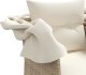 vidaXL 2-osobowa sofa ogrodowa z zadaszeniem i stołkami, beżowa, rattan PE 8