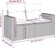 vidaXL Sofa ogrodowa z poduszkami, 2-osobowa, czarna, polirattan 8
