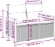 vidaXL Sofa ogrodowa z poduszkami, 2-osobowa, czarna, polirattan 10