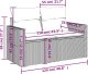 vidaXL Sofa ogrodowa z poduszkami, 2-osobowa, czarna, polirattan 10