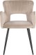 Beliani 2 krzesła do jadalni welurowe beżowoszare SANILAC 4