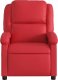 vidaXL Rozkładany fotel masujący, czerwony, sztuczna skóra 4