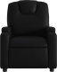 vidaXL Fotel rozkładany, czarny, sztuczna skóra 3