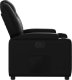 vidaXL Fotel rozkładany, czarny, sztuczna skóra 4