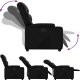 vidaXL Fotel rozkładany, czarny, sztuczna skóra 6