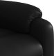 vidaXL Fotel rozkładany, czarny, sztuczna skóra 8