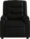 vidaXL Fotel rozkładany, czarny, sztuczna skóra 6