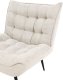 Beliani Fotel jasnobeżowy ALVESTA 5