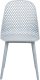 Beliani Zestaw 4 krzeseł do jadalni jasnoniebieski EMORY 3