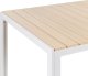 Beliani Stół ogrodowy 150 x 90 cm jasne drewno COMO 3