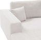 Beliani Narożnik 3-osobowy prawostronny biały LOFOTEN 6
