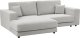 Beliani Narożnik 3-osobowy prawostronny jasnoszary LOFOTEN 3