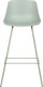 Beliani Zestaw 2 krzeseł barowych jasnozielony EMMET 4