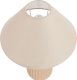 Lampa stołowa Beliani Lampa stołowa ceramiczna beżowa NURIA 3