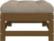 vidaXL Podnóżek ogrodowy z poduszką, miodowy brąz, lite drewno sosnowe 4