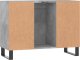 vidaXL Szafka łazienkowa, szarość betonu, 80x33x60 cm 7