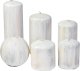 Tajemniczy ogród Świeca White Wood słupek 70/H90 1