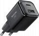 Ładowarka Innostyle MiniCube II GaN 1x USB-A 1x USB-C 35W Czarna (IC35CABLK-EU) 1