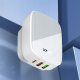 Ładowarka LDNIO Wytrzymała Ładowarka 32W 3 porty USB PD QC Ldnio Q334 white Multiochrona 9S 2