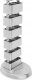 Organizer Spacetronik Prowadnica kablowa Spacetronik SPK-180S 130cm Organizer Srebrny 5