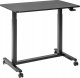 Biurko Spacetronik Przenośny Regulowany gazowo stolik na kółkach Buddy 04 czarny 1