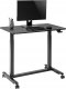 Biurko Spacetronik Przenośny Regulowany gazowo stolik na kółkach Buddy 04 czarny 7