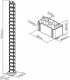 Organizer Spacetronik Organizer Kablowy Spacetronik SPK-188W 82cm Prowadnica Przewodów 5
