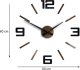 ModernClock Zegar Ścienny SILVER XL 60 cm Miedziany Czarny 3D Czytelny 1