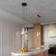 Lampa wisząca Sollux Lighting SOLLUX Lampa wisząca REA 1 beton 1 x E14 SL.1223 1
