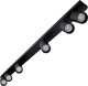 Lampa sufitowa MEGAKABEL Lampa sufitowa EYES VI reflektor plafon litwa 6xGU10 regulowane tuby kolor czarny MK MEGAKABEL 1