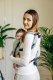 LennyLamb Nosidło LennyLamb LennyLight  - Mała Jodełka Szara Regulowane 6