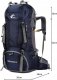 Plecak turystyczny RG Camp PLECAK TURYSTYCZNY FREE KNIGHT 50L + 10L 2