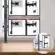 Duronic Uchwyt biurkowy na 2 monitory 13" - 32" DMT152VX1 2