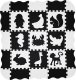 Jokomisiada Puzzle piankowe kontrastowa mata zwierzątka kształty ZA4783 2