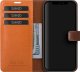 Surazo Skórzane etui na telefon RFID Wallet case - Orzechowy - TPU Czarne Xiaomi Redmi Note 12 Pro+ 1