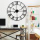 Severno Zegar ścienny duży metalowy retro loft rzymski czarny 47 cm 3