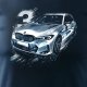 Topslang Koszulka z samochodem BMW serii 3 M3 męska granatowa REGULAR XL 1
