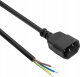 Kabel zasilający Akyga Kabel zasilający bez zakończenia CCA IEC C14 1.5 m (AK-OT-07A) 1