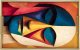 Art-Pol Taca dekoracyjna 40x25x4 cm mała kolorowa Twarz 172013 1