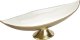 Ewax Półmisek dekoracyjny duży 51 cm biało-złoty metalowy 1