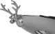 Ewax Patera dekoracyjna z Reniferami srebrna metalowa 45 cm 4